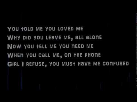 Justin Timberlake-Cry me a river lyrics on screen (HQ)(HD)