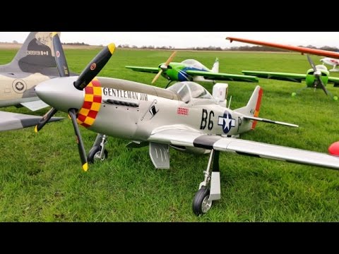 HANGAR 9 P-51D MUSTANG 60cc ARF MAIDEN GIANT SCALE RC OPTIPOWER 50C ULTRA ELECTRIC CONVERSION - 2015 - UCMQ5IpqQ9PoRKKJI2HkUxEw