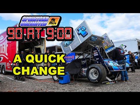 SprintCarUnlimited 90 at 9 for Monday, April 21st: Cale Thomas let go from Shark Racing - dirt track racing video image