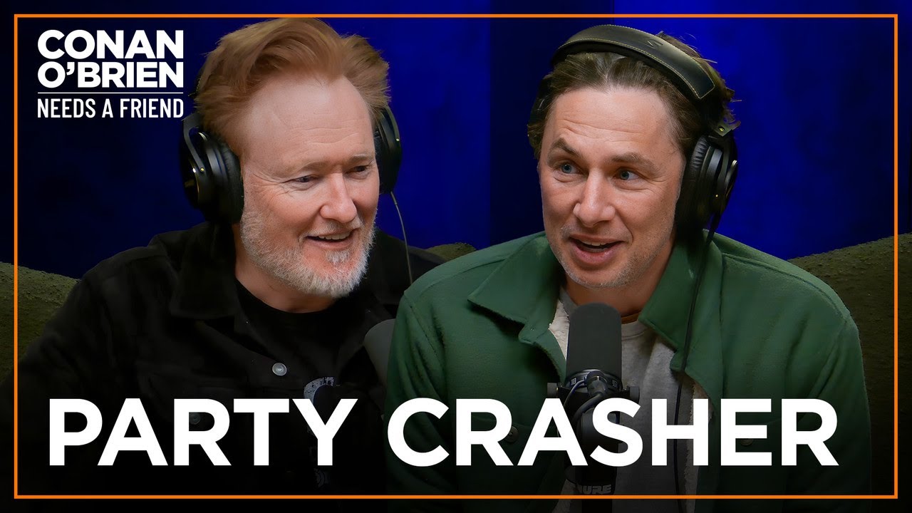Zach Braff Crashed Conan’s Christmas Party | Conan O’Brien Needs A Friend