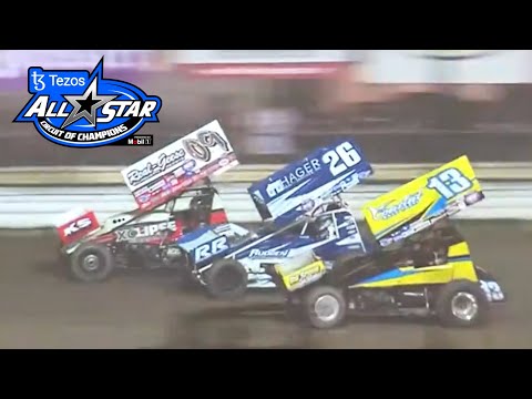 Highlights: Tezos All Star Circuit of Champions @ Fremont Speedway 6.12.2022 - dirt track racing video image