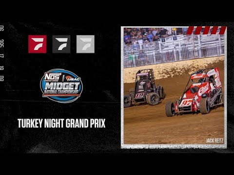 LIVE: USAC Turkey Night Grand Prix at Ventura - dirt track racing video image