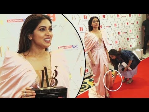 Video - Bollywood Oops - Bhumi Pednekar Gets UNCOMFORTABLE In Her Dress #India #Fashion