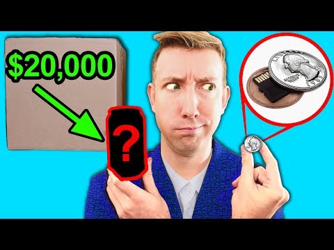 SPY GADGETS in REAL LIFE - $20,000 EBAY MYSTERY BOX Challenge Unboxing Haul! - UCwaNuezahYT3BOjfXsne2mg