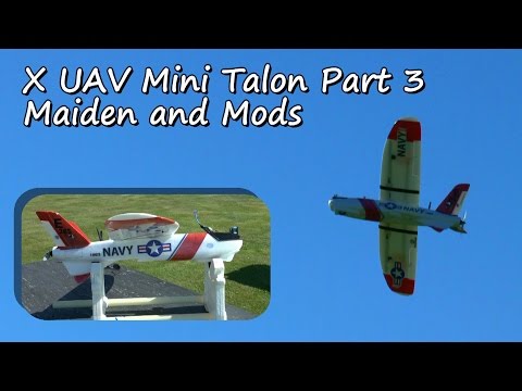 X UAV Mini Talon Part 3 - Maiden and More Mods - UCvrwZrKFfn3fxbkpiSIW4UQ