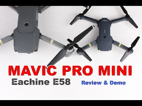 MAVIC PRO MINI - E58 Drone - Review & Demo - UCm0rmRuPifODAiW8zSLXs2A