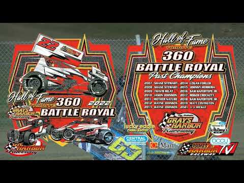 2022 Grays Harbor Raceway Battle Royale Promo Video - dirt track racing video image