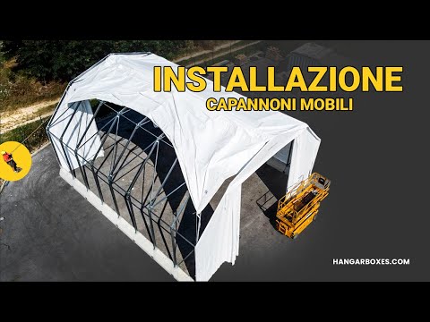 Installazione capannone mobile