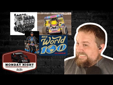 Monday Night Live 09/08/25 w/Jordon Cox| Overpowered Motors?, Injured Drivers Winning, and World 100 - dirt track racing video image