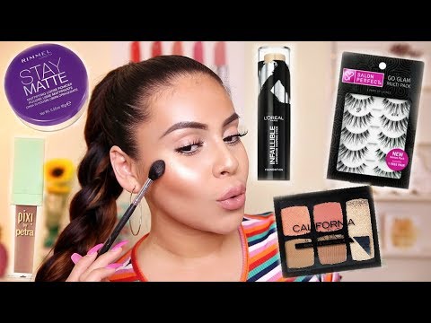 Drugstore Back To School Makeup Tutorial 2018 | JuicyJas - UCqTR5f7YkGro3cPv23SqcqQ