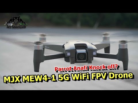MJX MEW4 1 Parrot Anafi Knock off 5G WiFi FPV Drone Flight Test Review - UCsFctXdFnbeoKpLefdEloEQ