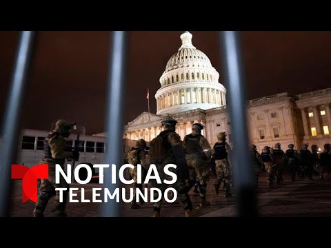 Manifestantes se resisten a abandonar el Capitolio en Washington | Noticias Telemundo