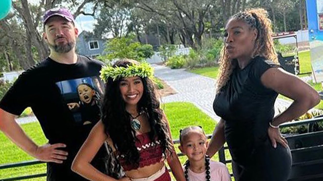 Serena Williams SURPRISES Daughter Olympia With MOANA PARTY!