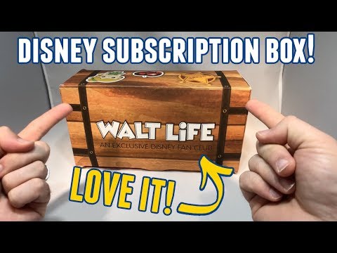 Walt Life - Disney Subscription Box Review & Unboxing! - UCeqwjbVfwiPVg75sNPZvxmw