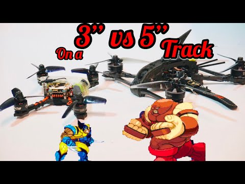 3” Drone vs 5” racing diatone GT R349 on a track - UCTSwnx263IQ0_7ZFVES_Ppw