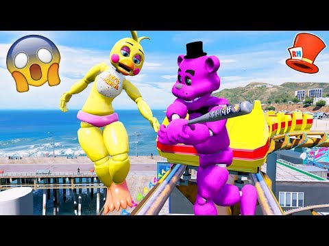 SHADOW FREDDY HITS CHICA OFF THE ROLLER COASTER! (GTA 5 Mods For Kids FNAF RedHatter) - UCdZoVLv1XHLLLJTSNcifuDQ