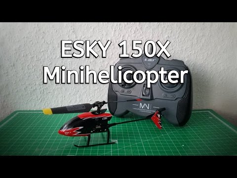 ESKY 150 X // Minihelicopter // 2,4 Ghz // RTF // flybarless // unboxing - UCNWVhopT5VjgRdDspxW2IYQ