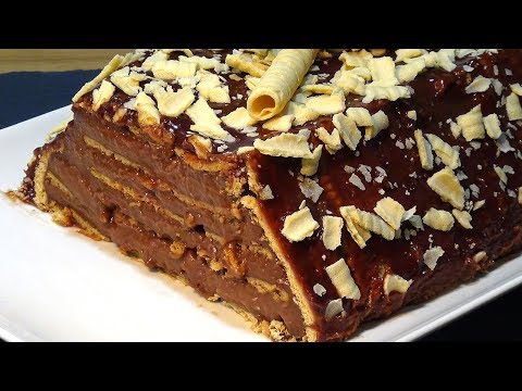 Receta Tarta flan de Nutella con galletas súper fácil - Recetas de cocina, paso a paso, tutorial - UC5ONfXPjWgqElh0NZaRJ1tg