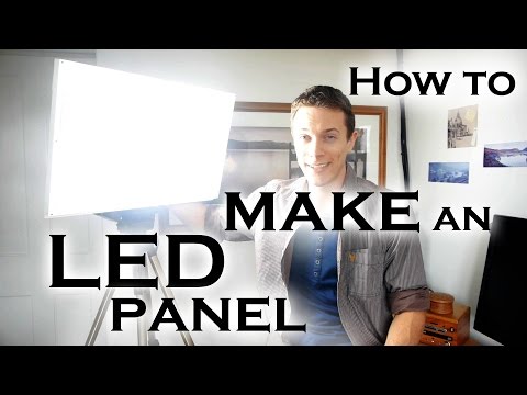How to make a super bright LED light panel (for video work etc) - UCUQo7nzH1sXVpzL92VesANw