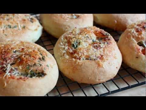 Garlic Parmesan Dinner Rolls Recipe - No-Knead Italian Dinner Rolls - UCRIZtPl9nb9RiXc9btSTQNw