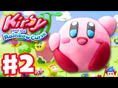 Kirby and the Rainbow Curse - Gameplay Walkthrough Part 2 - Level 1-2 100%! (Nintendo Wii U) - UCzNhowpzT4AwyIW7Unk_B5Q