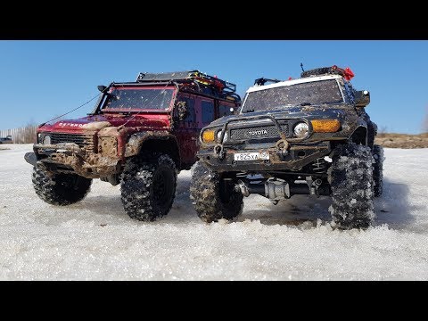 Сравнительный тест-драйв Defender и FJ Cruiser (Traxxas trx-4 и hpi venture) - UCX2-frpuBe3e99K7lDQxT7Q