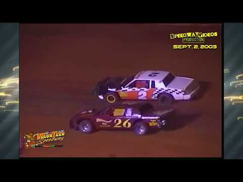Volunteer Speedway Sportsman Sept  2, 2003 - dirt track racing video image