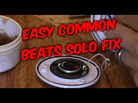 HOW TO FIX BEATS SOLO HEADPHONES: speaker no audio sound not working - UCUfgq9Gn8S041qQFl0C-CEQ