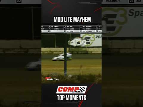 😳 Mod Lite Mayhem #CompTopMoments - dirt track racing video image