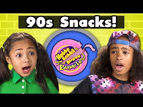 KIDS TRY 90s SNACKS! | Kids Vs. Food - UCHEf6T_gVq4tlW5i91ESiWg