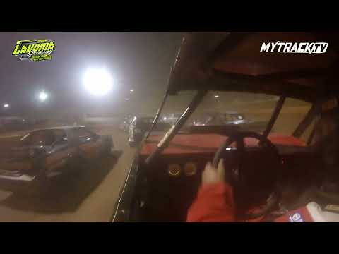 Flip #85 Hayden Collett - Stock 8 - 11-13-22 Lavonia Speedway - InCar Camera - dirt track racing video image