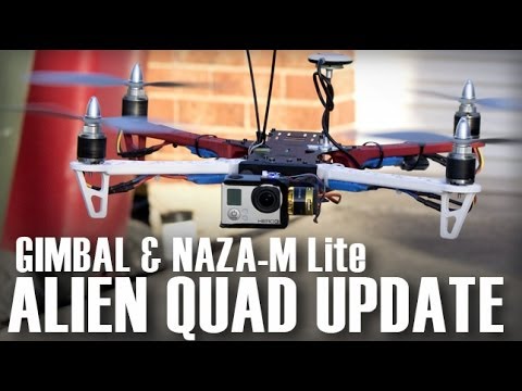 X-500 Alien Quadcopter & Brushless Gimbal Final Test - Naza-M Lite - UCOT48Yf56XBpT5WitpnFVrQ