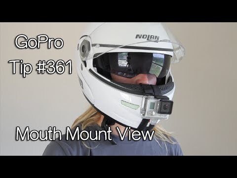 GoPro Mouth Mount View On Motorcycle Helmet - GoPro Tip #361 - UCTs-d2DgyuJVRICivxe2Ktg