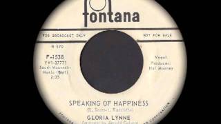 Gloria Lynne - Speaking Of Happiness
