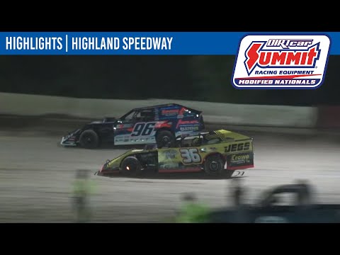 DIRTcar Summit Modified Nationals | Highland Speedway | June 29, 2024 | HIGHLIGHTS - dirt track racing video image