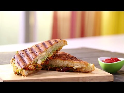 Panini Sandwich In Gujarati | Snacky Ideas by Amisha Doshi | Sanjeev Kapoor Khazana - UCmoX4QULJ9MB00xW4coMiOw