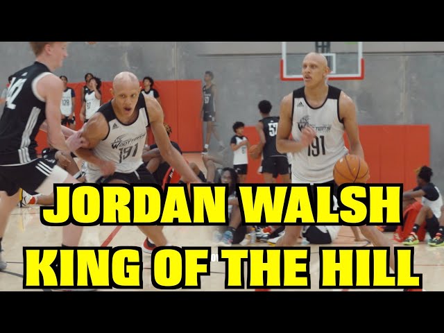 Jordan Walsh is a Basketball Star on the Rise