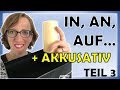 Bien utiliser les pr?positions IN, AN, AUF... en allemand (+ accusatif)