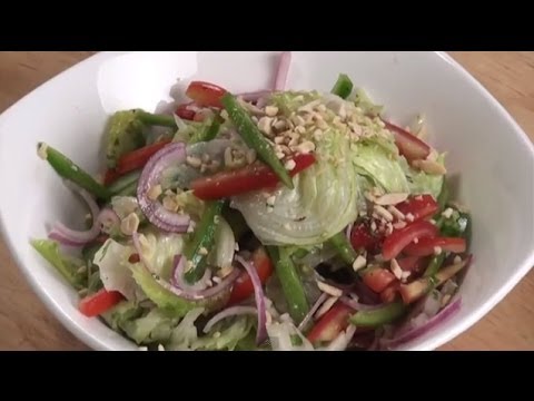 Mixed Vegetable Salad with Coriander Honey Vinaigrette | Sanjeev Kapoor Khazana - UCmoX4QULJ9MB00xW4coMiOw