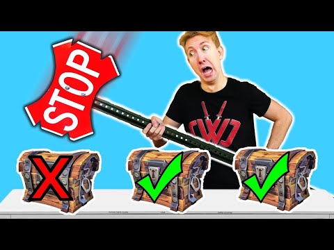 5 Fortnite Battle Royale Weapons in REAL LIFE vs Ninja Mystery Box Challenge! - UCwaNuezahYT3BOjfXsne2mg