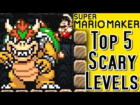 Super Mario Maker TOP 5 SCARIEST LEVELS (Wii U) - UChnz1eAo9SfuDfqFZt1KFtA