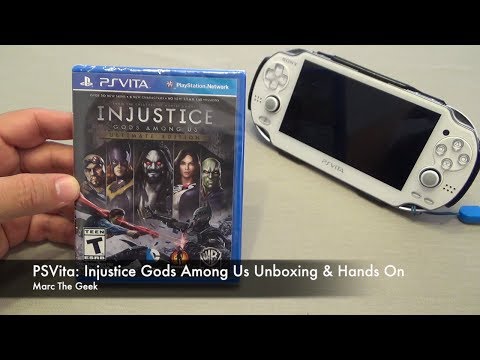 PSVita: Injustice Gods Among Us Unboxing and Hands On - UCbFOdwZujd9QCqNwiGrc8nQ
