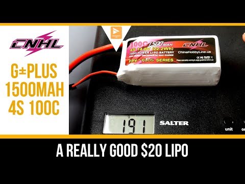 A Really Good $20 Lipo // CNHL G+ PLUS 14.8V 1500mAh 100C - UC3c9WhUvKv2eoqZNSqAGQXg