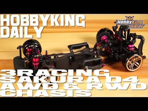 3Racing Sakura D4 AWD & RWD Drift Chasis - HobbyKing Daily - UCkNMDHVq-_6aJEh2uRBbRmw