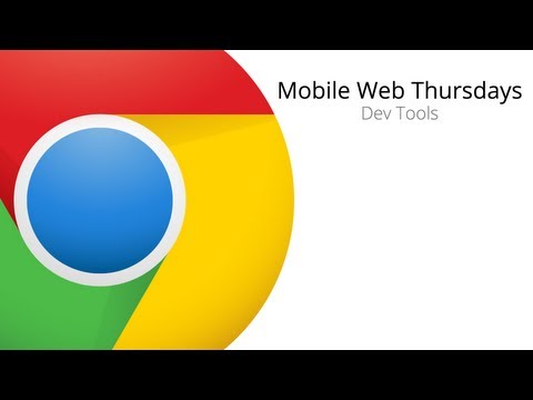 Mobile Web Thursday: Dev Tools - UC_x5XG1OV2P6uZZ5FSM9Ttw