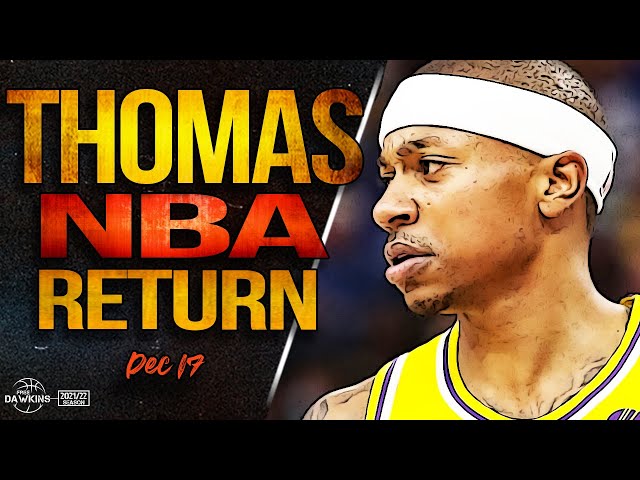 Is Isaiah Thomas Back in the NBA?