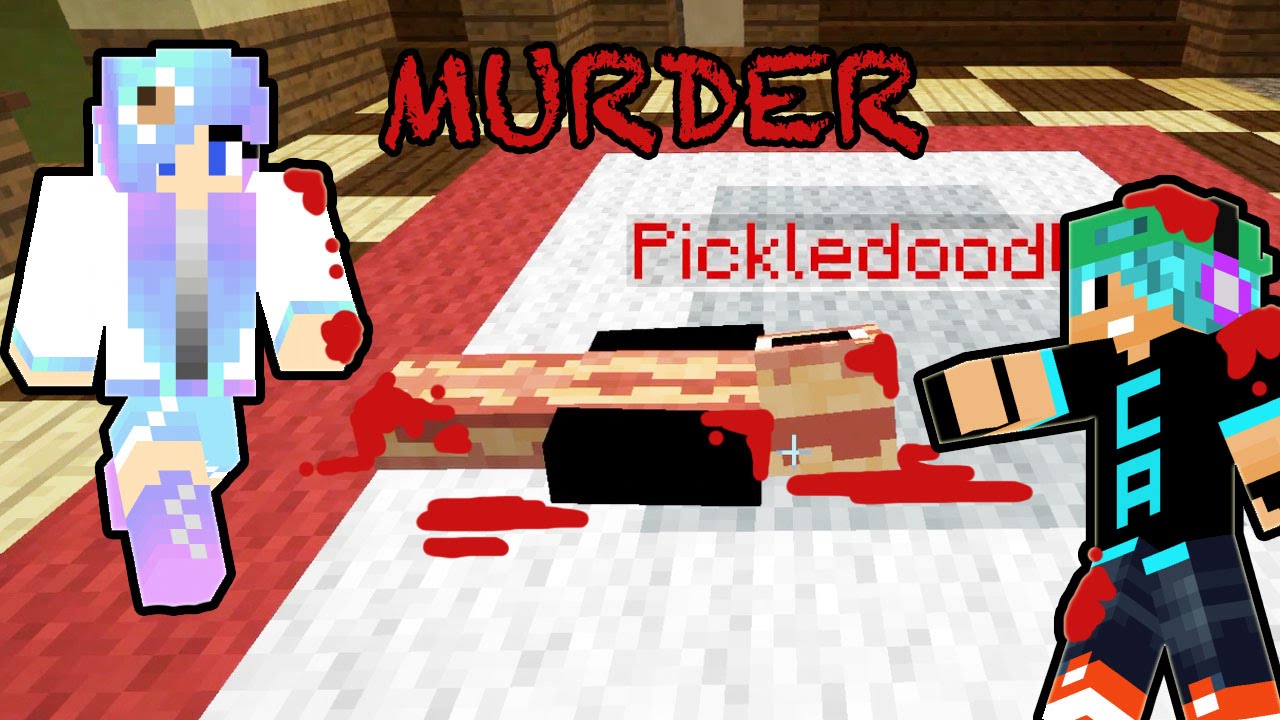 Minecraft Murder Who Killed Pickledoodle Cookieswirlc - cookieswirlc roblox and minecraft videos