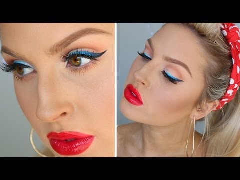 Modern Pin Up Tutorial ♡ Ombre Blue Eyeliner! - UCMpOz2KEfkSdd5JeIJh_fxw