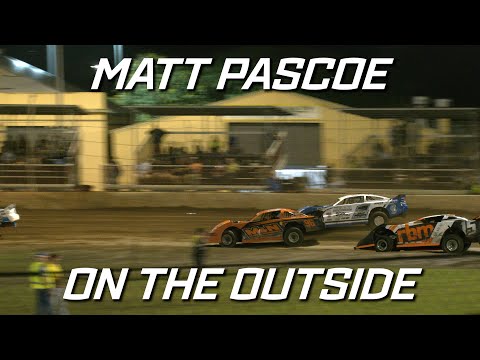 Super Sedans: Matty Pascoe Rails Around The Outside - Rocky Speedway - dirt track racing video image