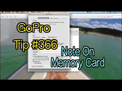 Lost And Found - Note On Memory Card - GoPro Tip #366 - UCTs-d2DgyuJVRICivxe2Ktg